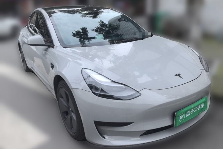 Used Tesla Model 3 2021 Revised Version Standard Range Rear-Wheel Drive Upgraded Edition 3D1 Front Right 45 Deg