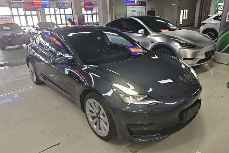Used Tesla Model 3 2021 Standard Range Rear-Wheel Drive Upgraded Version 3D6 Front Right 45 Deg