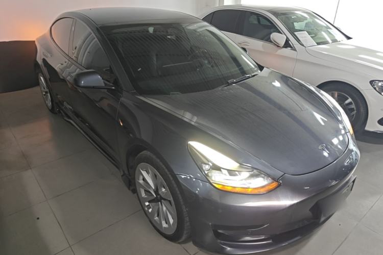 Used Tesla Model 3 2021 Revised Version Standard Range Rear-Wheel Drive Upgraded Edition 3D1 Front Right 45 Deg