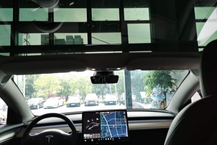 Used Tesla Model 3 2021 Revised Version Standard Range Rear-Wheel Drive Upgraded Edition 3D1 Headliner