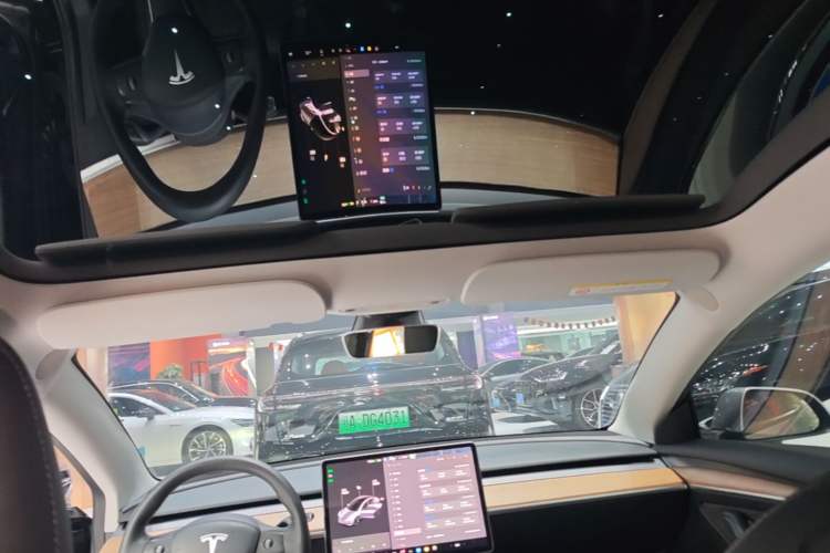 Used Tesla Model 3 2021 Standard Range Rear-Wheel Drive Upgraded Version 3D6 Headliner