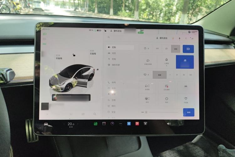 Used Tesla Model 3 2021 Revised Version II – Performance High-Performance All-Wheel-Drive Edition Instrument Cluster