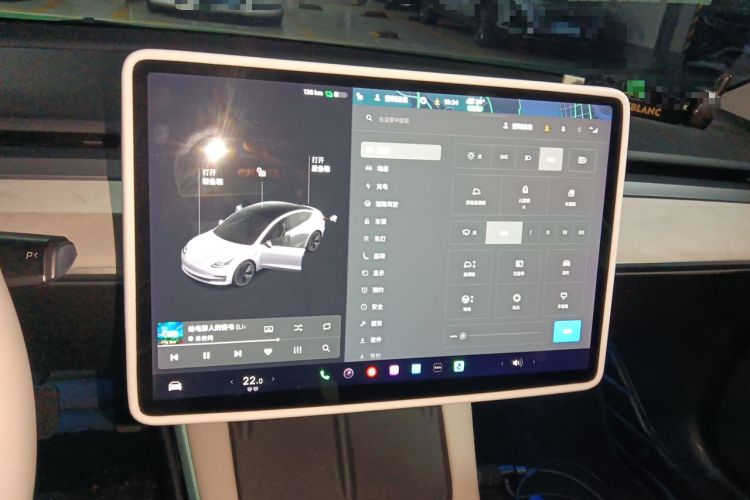 Used Tesla Model 3 2021 Revised Version Standard Range Rear-Wheel Drive Upgraded Edition 3D1 Instrument Cluster