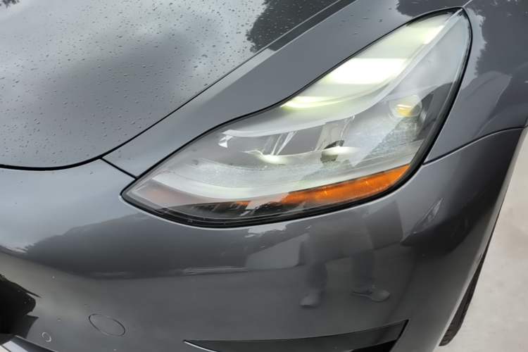 Used Tesla Model 3 2021 Revised Version Standard Range Rear-Wheel Drive Upgraded Edition 3D1 Left Front Headlight