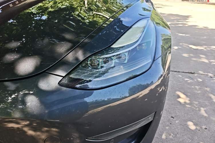 Used Tesla Model 3 2021 Performance High-Performance All-Wheel-Drive Version Left Front Headlight