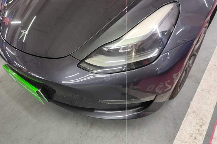 Used Tesla Model 3 2021 Revised Version II – Performance High-Performance All-Wheel-Drive Edition Left Front Headlight