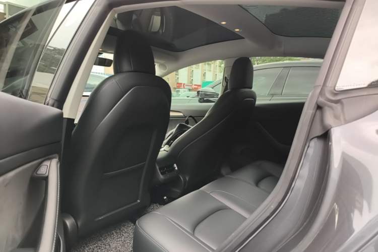 Used Tesla Model 3 2021 Revised Version Standard Range Rear-Wheel Drive Upgraded Edition 3D1 Left Rear Seat