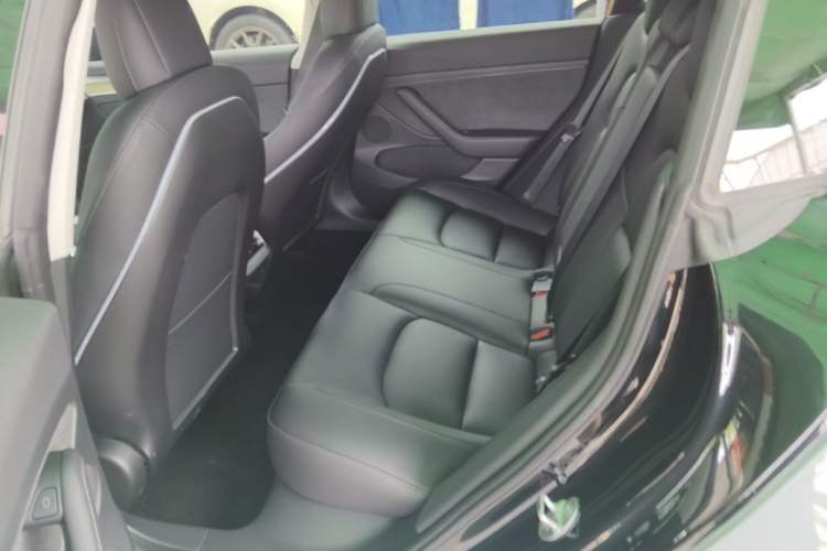 Used Tesla Model 3 2021 Revised Version II – Performance High-Performance All-Wheel-Drive Edition Left Rear Seat