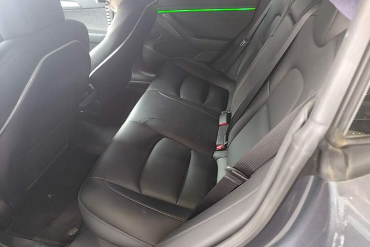 Used Tesla Model 3 2021 Standard Range Rear-Wheel Drive Upgraded Version 3D6 Left Rear Seat