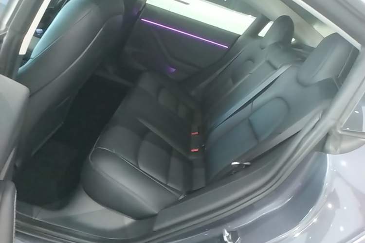 Used Tesla Model 3 2021 Revised Version Standard Range Rear-Wheel Drive Upgraded Edition 3D1 Left Rear Seat