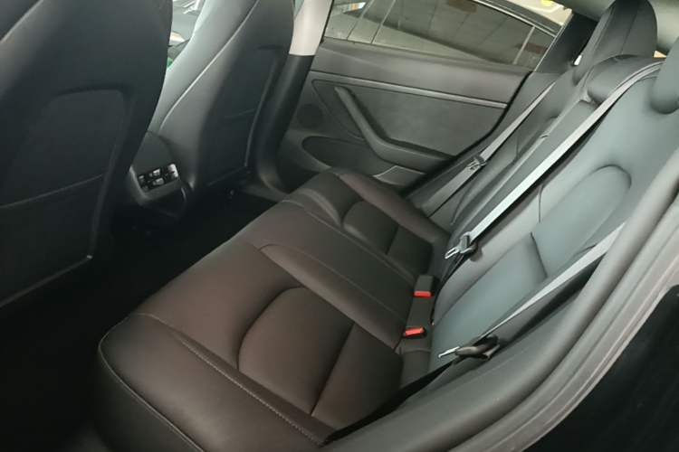 Used Tesla Model 3 2021 Standard Range Rear-Wheel Drive Upgraded Version 3D6 Left Rear Seat