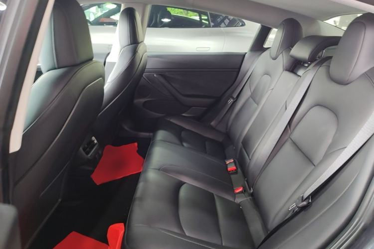 Used Tesla Model 3 2021 Performance High-Performance All-Wheel-Drive Version Left Rear Seat