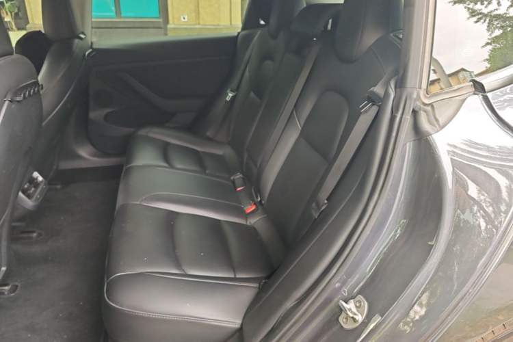 Used Tesla Model 3 2021 Revised Version Standard Range Rear-Wheel Drive Upgraded Edition 3D1 Left Rear Seat