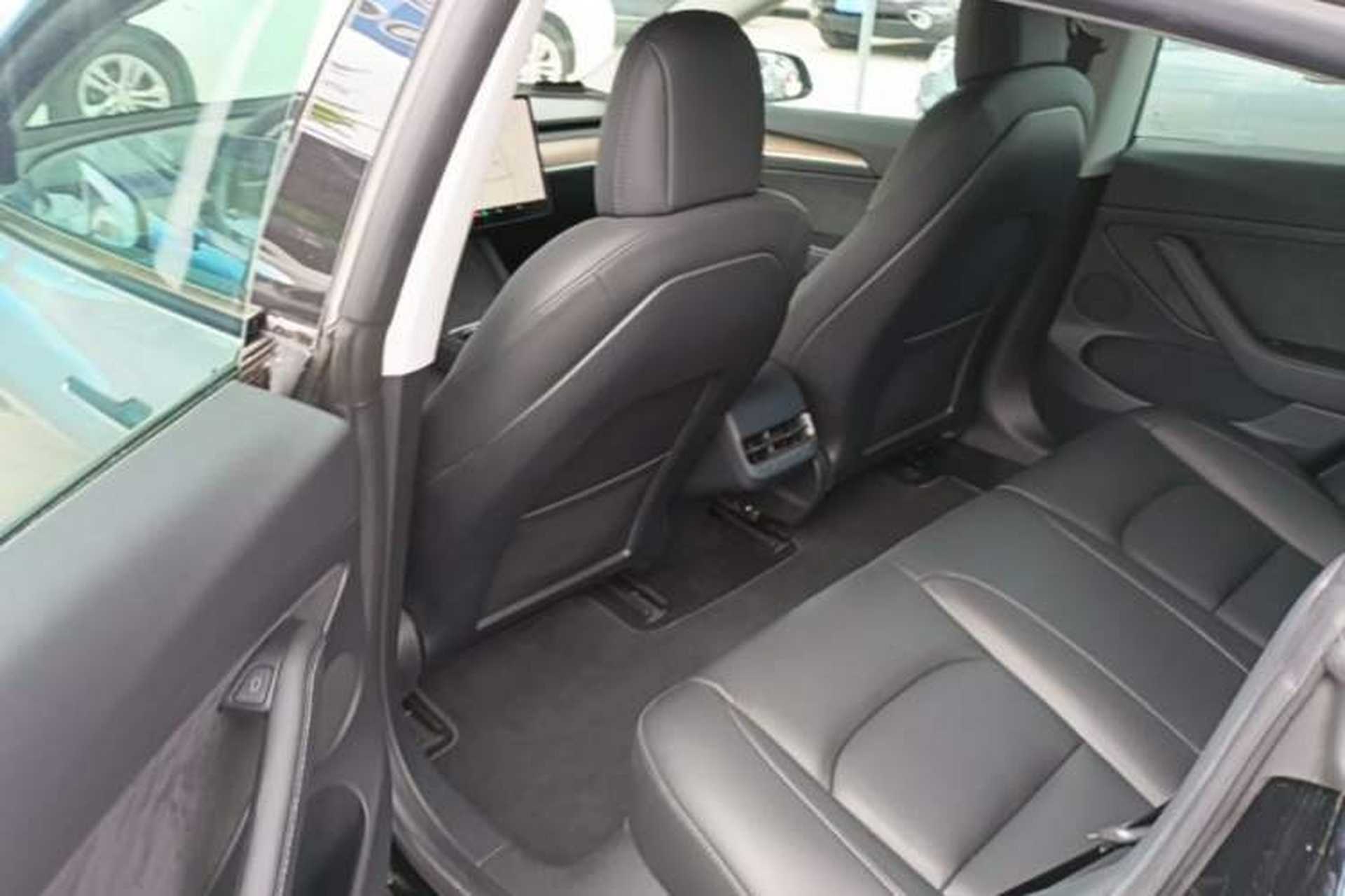 Used Tesla Model 3 2021 Performance High-Performance All-Wheel-Drive Version Left Rear Seat