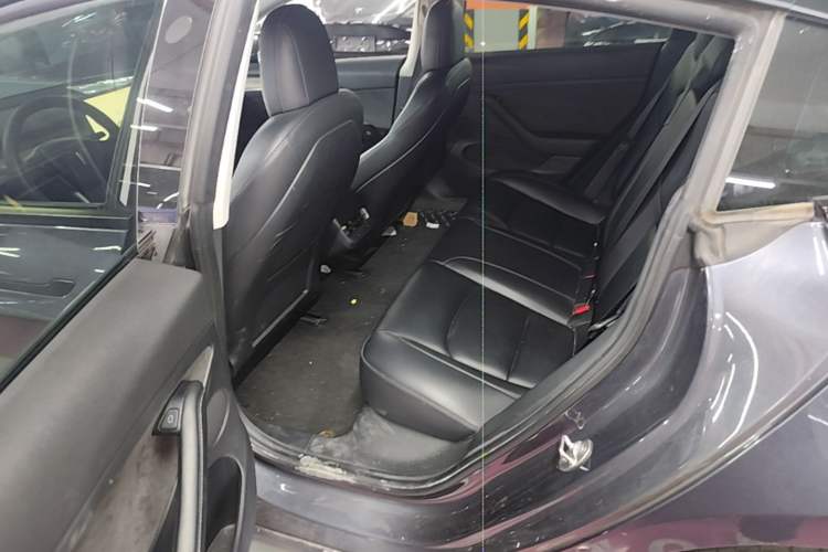 Used Tesla Model 3 2021 Revised Version II – Performance High-Performance All-Wheel-Drive Edition Left Rear Seat