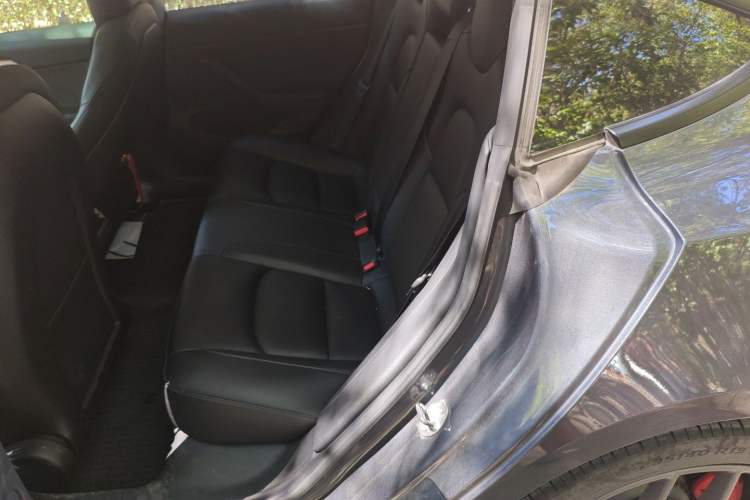 Used Tesla Model 3 2021 Revised Performance Version with All-Wheel Drive 3D1 Left Rear Seat
