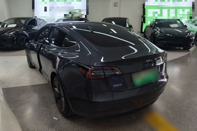 Used Tesla Model 3 2021 Revised Version Standard Range Rear-Wheel Drive Upgraded Edition 3D1 Rear Left 45 Deg