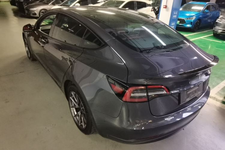 Used Tesla Model 3 2021 Standard Range Rear-Wheel Drive Upgraded Version 3D6 Rear Left 45 Deg