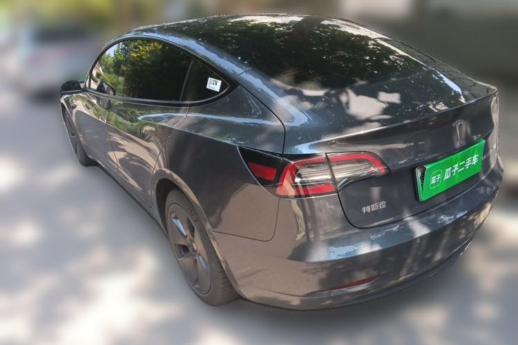 Used Tesla Model 3 2021 Standard Range Rear-Wheel Drive Upgraded Version 3D6 Rear Left 45 Deg
