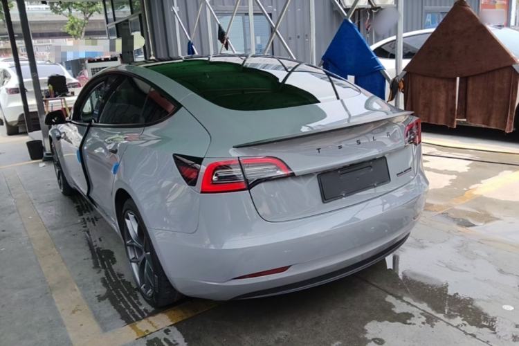 Used Tesla Model 3 2021 Revised Version II – Performance High-Performance All-Wheel-Drive Edition Rear Left 45 Deg