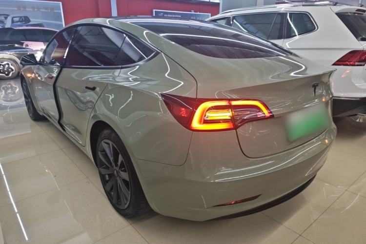 Used Tesla Model 3 2021 Standard Range Rear-Drive Upgraded Version Rear Left 45 Deg