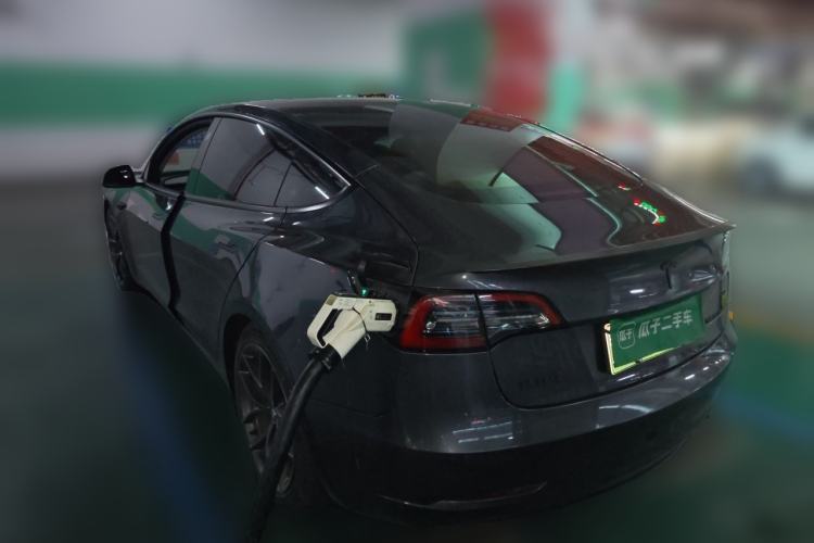 Used Tesla Model 3 2021 Revised Performance Version with All-Wheel Drive 3D1 Rear Left 45 Deg