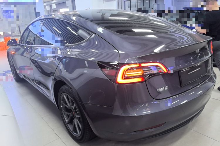 Used Tesla Model 3 2021 Standard Range Rear-Drive Upgraded Version Rear Left 45 Deg
