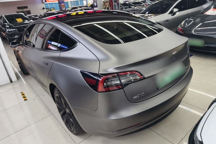 Used Tesla Model 3 2021 Standard Range Rear-Wheel Drive Upgraded Version 3D6 Rear Left 45 Deg