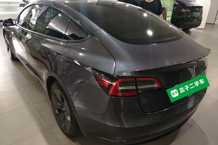 Used Tesla Model 3 2021 Standard Range Rear-Wheel Drive Upgraded Version 3D6 Rear Left 45 Deg