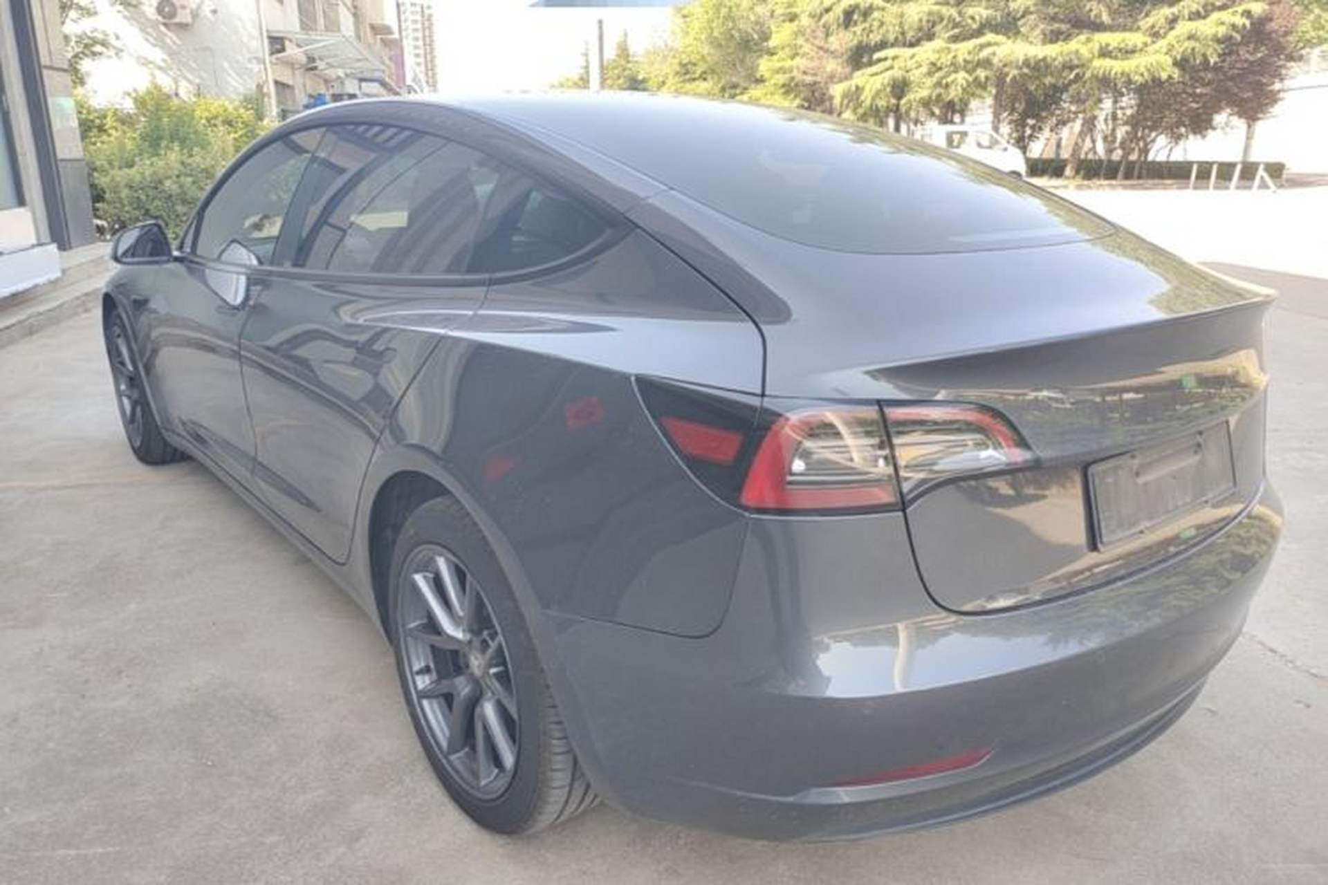 Used Tesla Model 3 2021 Standard Range Rear-Wheel Drive Upgraded Version 3D6 Rear Left 45 Deg