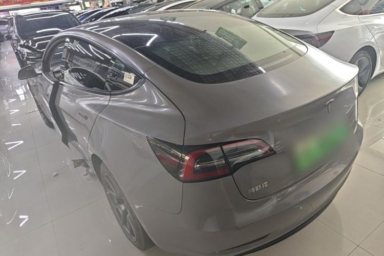 Used Tesla Model 3 2021 Standard Range Rear-Wheel Drive Upgraded Version 3D6 Rear Left 45 Deg