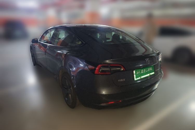 Used Tesla Model 3 2021 Standard Range Rear-Drive Upgraded Version Rear Left 45 Deg