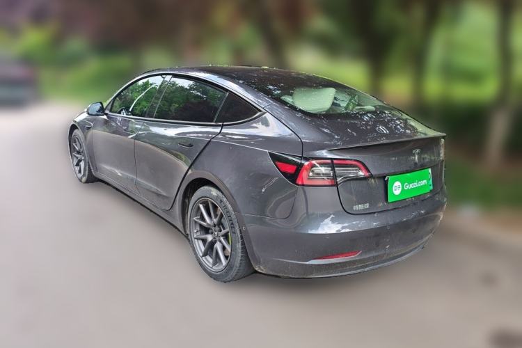 Used Tesla Model 3 2021 Standard Range Rear-Drive Upgraded Version Rear Left 45 Deg