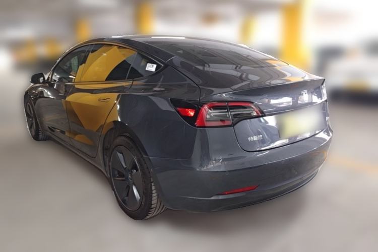 Used Tesla Model 3 2021 Standard Range Rear-Drive Upgraded Version Rear Left 45 Deg