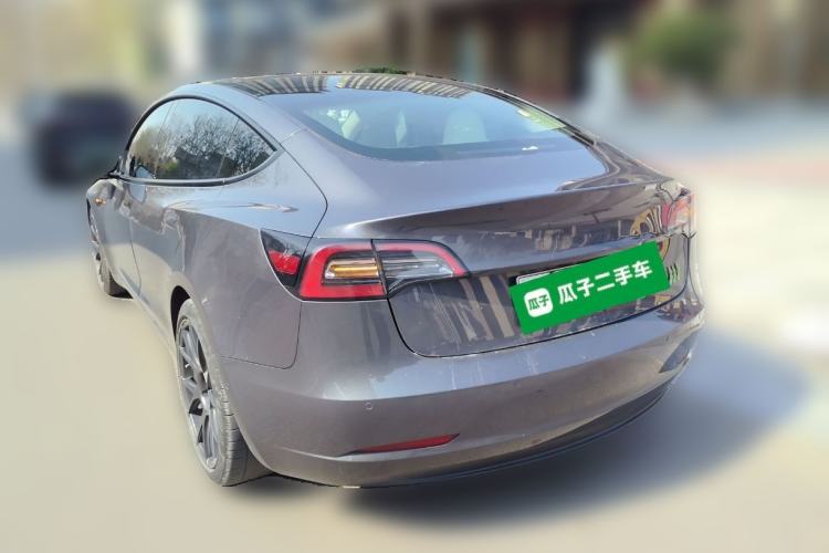Used Tesla Model 3 2021 Standard Range Rear-Wheel Drive Upgraded Version 3D6 Rear Left 45 Deg