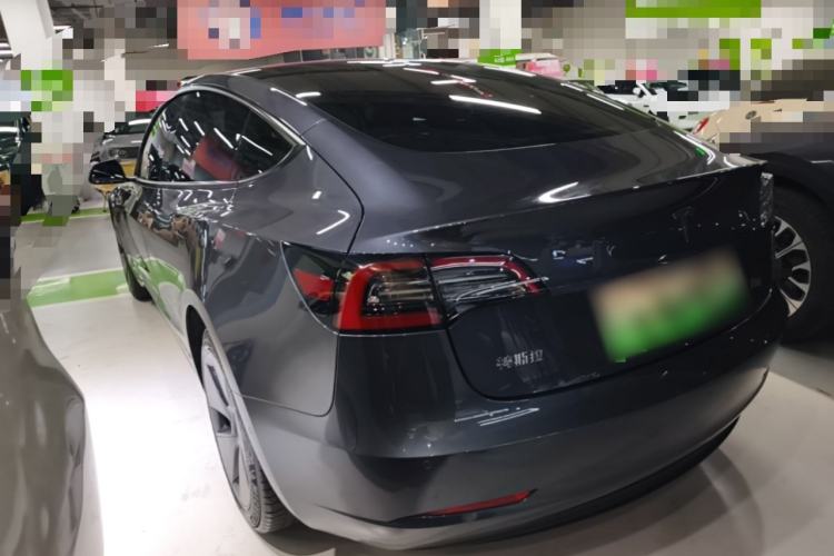 Used Tesla Model 3 2021 Standard Range Rear-Wheel Drive Upgraded Version 3D6 Rear Left 45 Deg
