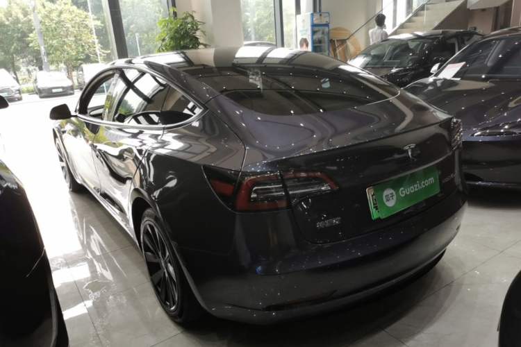 Used Tesla Model 3 2021 Revised Version Standard Range Rear-Wheel Drive Upgraded Edition 3D1 Rear Left 45 Deg