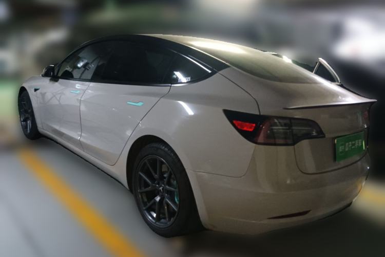 Used Tesla Model 3 2021 Revised Version Standard Range Rear-Wheel Drive Upgraded Edition 3D1 Rear Left 45 Deg