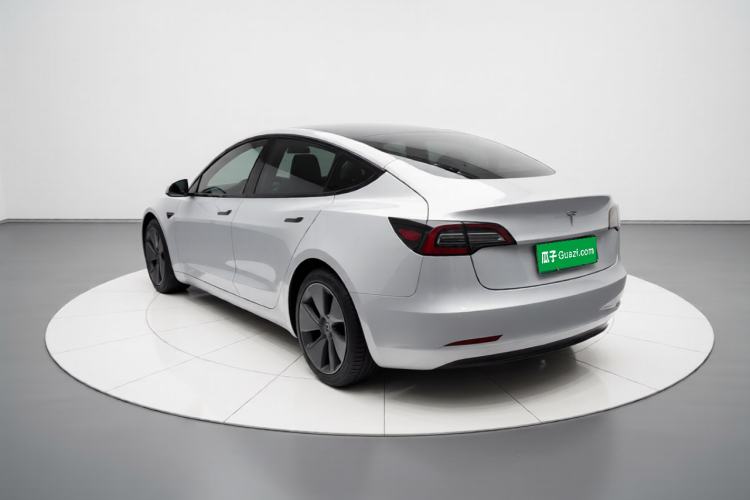 Used Tesla Model 3 2021 Standard Range Rear-Wheel Drive Upgraded Version 3D6 Rear Left 45 Deg