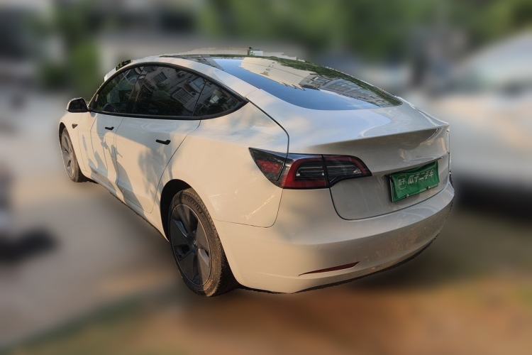 Used Tesla Model 3 2021 Standard Range Rear-Wheel Drive Upgraded Version 3D6 Rear Left 45 Deg