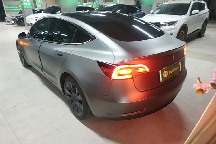 Used Tesla Model 3 2021 Standard Range Rear-Wheel Drive Upgraded Version 3D6 Rear Left 45 Deg
