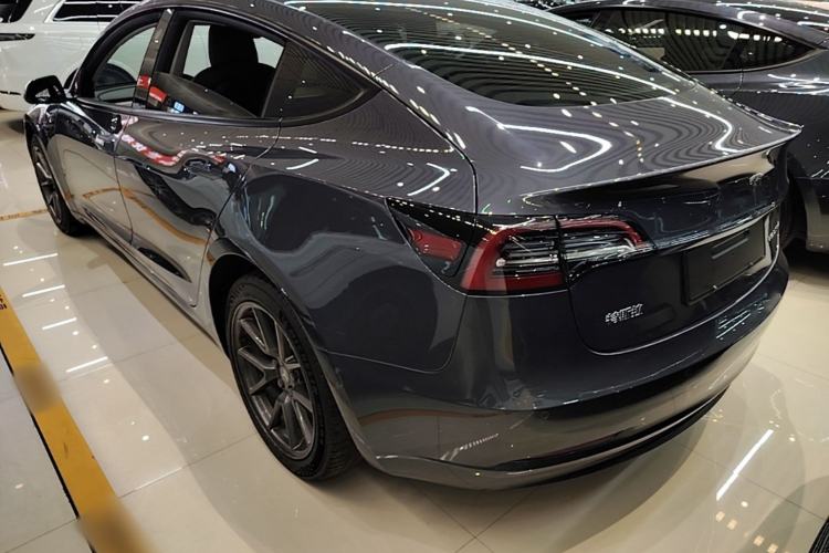 Used Tesla Model 3 2021 Revised Version Standard Range Rear-Wheel Drive Upgraded Edition 3D1 Rear Left 45 Deg