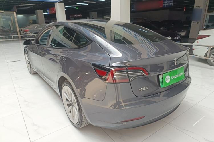 Used Tesla Model 3 2021 Standard Range Rear-Wheel Drive Upgraded Version 3D6 Rear Left 45 Deg