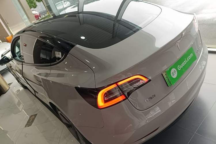 Used Tesla Model 3 2021 Standard Range Rear-Wheel Drive Upgraded Version 3D6 Rear Left 45 Deg