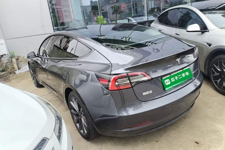 Used Tesla Model 3 2021 Revised Version Standard Range Rear-Wheel Drive Upgraded Edition 3D1 Rear Left 45 Deg