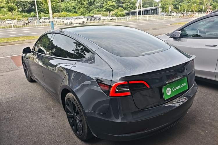 Used Tesla Model 3 2021 Standard Range Rear-Wheel Drive Upgraded Version 3D6 Rear Left 45 Deg