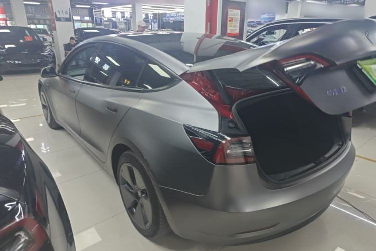 Used Tesla Model 3 2021 Revised Version Standard Range Rear-Wheel Drive Upgraded Edition 3D1 Rear Left 45 Deg