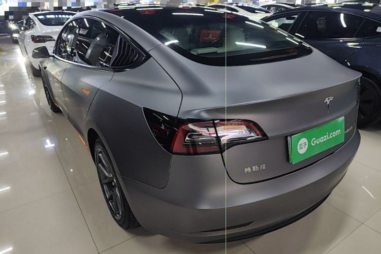 Used Tesla Model 3 2021 Standard Range Rear-Drive Upgraded Version Rear Left 45 Deg