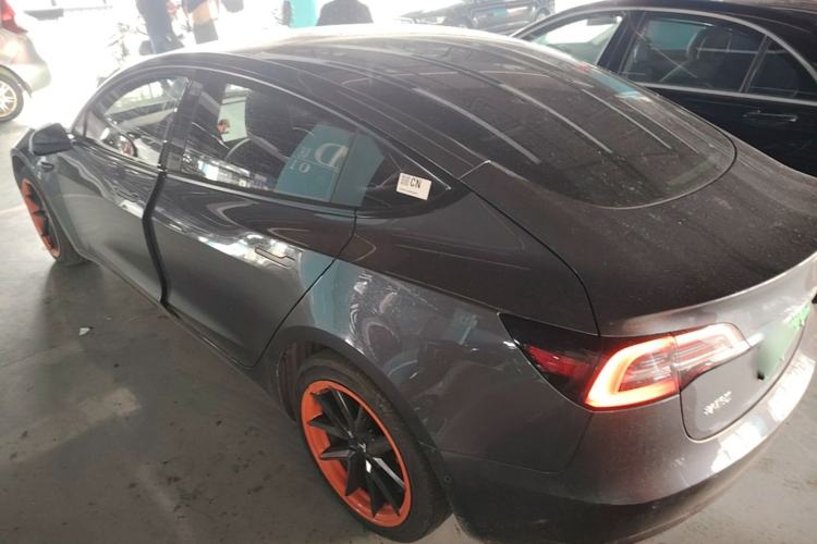 Used Tesla Model 3 2021 Standard Range Rear-Drive Upgraded Version Rear Left 45 Deg