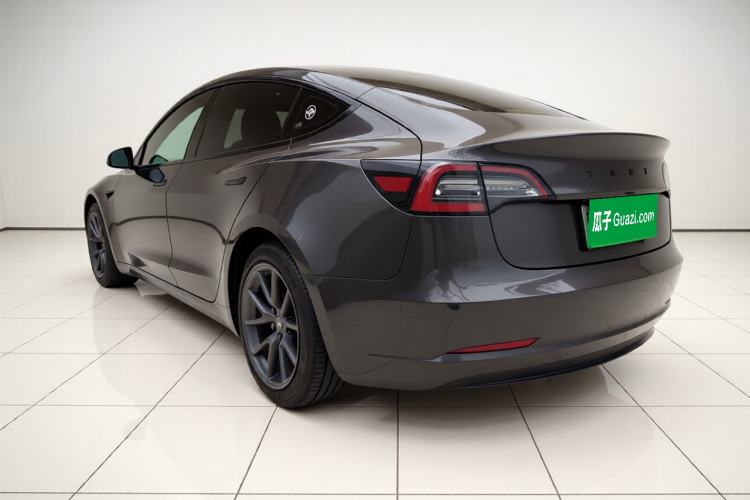 Used Tesla Model 3 2021 Revised Version Standard Range Rear-Wheel Drive Upgraded Edition 3D1 Rear Left 45 Deg